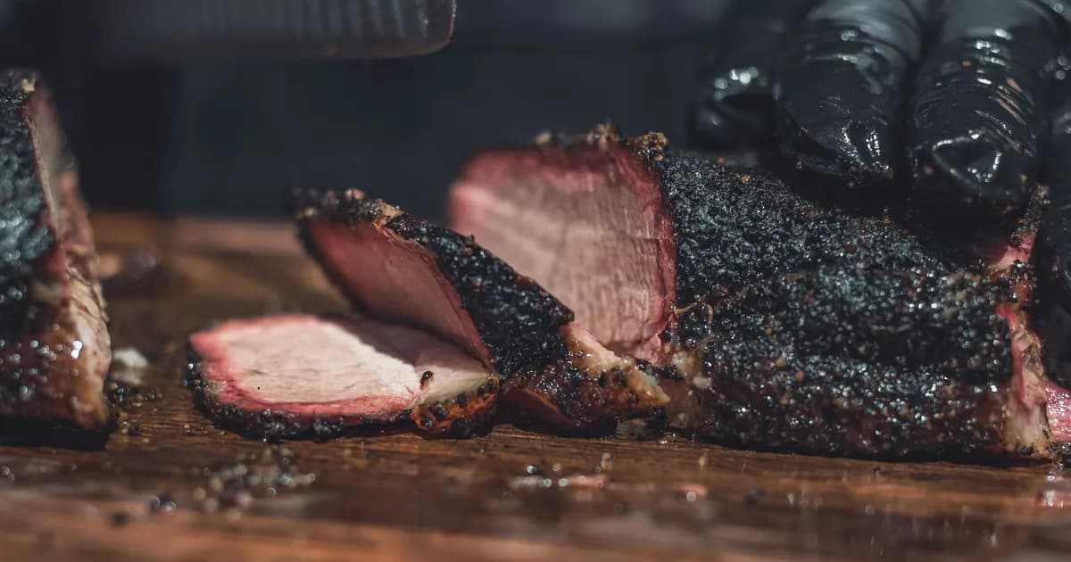Brisket ahumado a baja temperatura